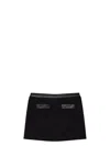 Casablanca Open-weave Tailored Mini Skirt