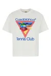 Casablanca Crew Neck Graphic Print Short Sleeves Top