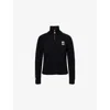 Casablanca Womens Black Striped High-neck Wool Track Jacket Xl In Black