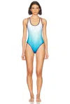 Casablanca Womens Printed One Piece Swimsuit In Gradient