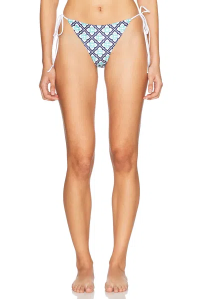 Casablanca Womens String Bikini Bottom In Monogram