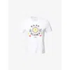 Casablanca White Cotton T-shirt With Print In White