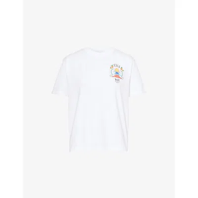 Casablanca White Cotton T-shirt