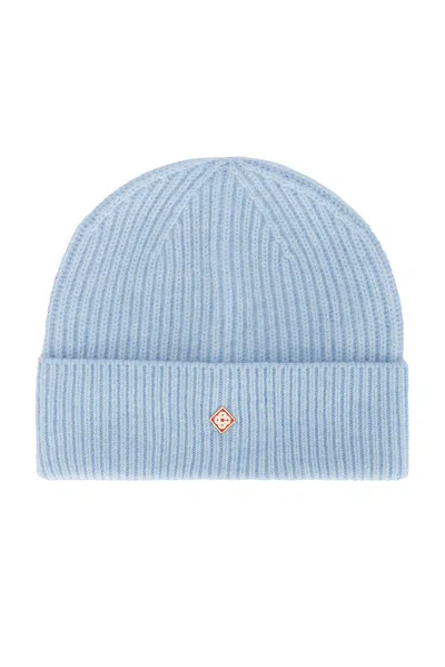 Casablanca Wool Beanie In Blue