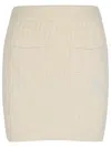 Casablanca Column Stitch Mini Skirt