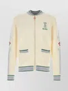 Casablanca Wool Cardigan With Front Pockets And Graphic Design
