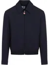 Casablanca Navy Wool Sports Tailoring Jacket In Blue