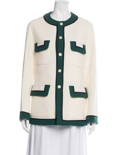 Pre-owned Casablanca Wool Jacket In Neutrals