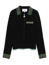 Casablanca Black Laurel Jacket In Black