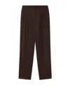 Casablanca Wool Pleated Tailored Trousers In Black