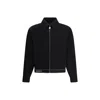 Casablanca Tailored Wool Jacket With Contrasting Logo In Black