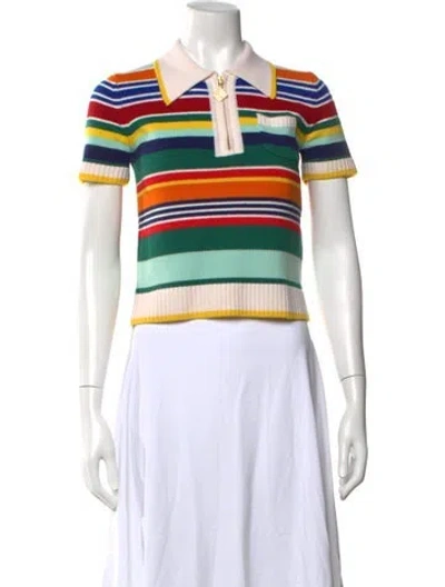 Pre-owned Casablanca Wool Striped Sweater In Multi