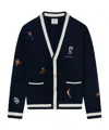 Casablanca Woolen Cardigan In Black