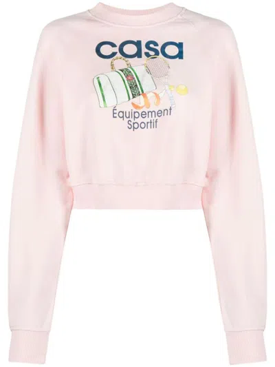 Casablanca Sweaters In Pink Loopback