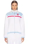 Casablanca Zip Up Jacket In White