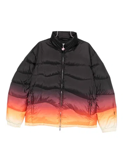 Casablanca Zip-up Padded Jacket In Multi