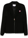 Casablanca Zip Up Sports Tailoring Jacket In Black