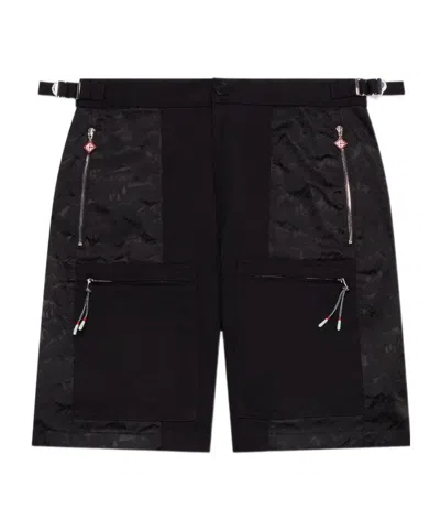 CASABLANCA ZIPPERED CARGO SHORTS