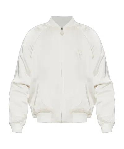 Casablanca Zip-up Jacket In White