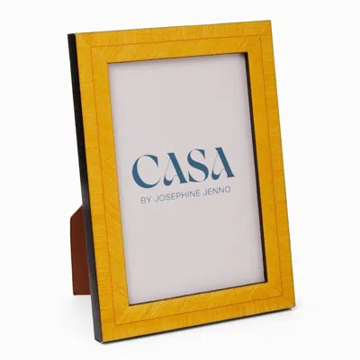 Casabyjj Yellow / Orange Gambara Marquetry Frame - Small