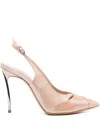 Casadei 100m Samurai Blade Pumps In Pink