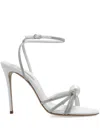 Casadei 100mm Blade C+c Sandals In White