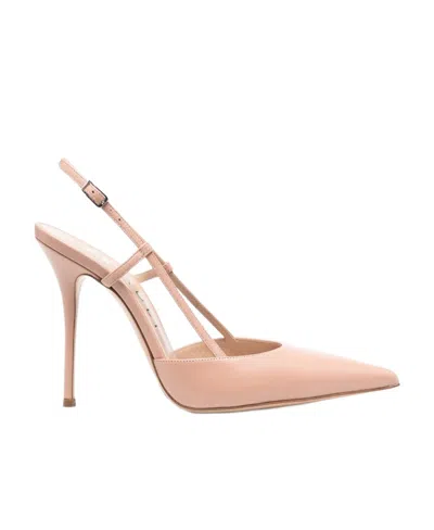Casadei 100mm High Heel Pumps In Nude