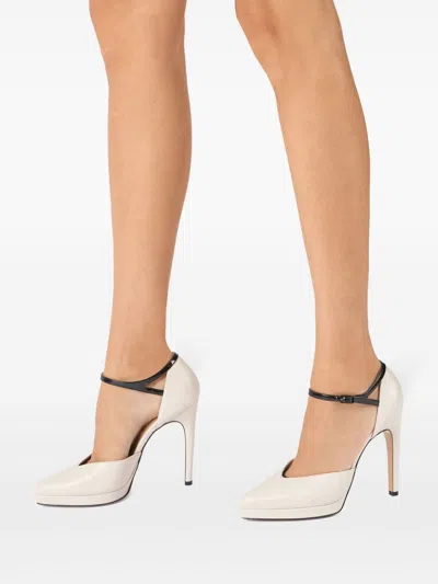 Casadei 100mm Michelle Pumps In White