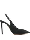 Casadei 100mm Slingback Pumps In Black