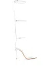 Casadei 100mm Strapped Heel Sandals