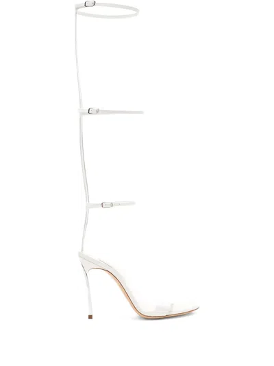 Casadei 100mm Strapped Heel Sandals