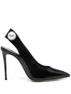 Casadei 110mm Julia Big Pink Pumps In Multi