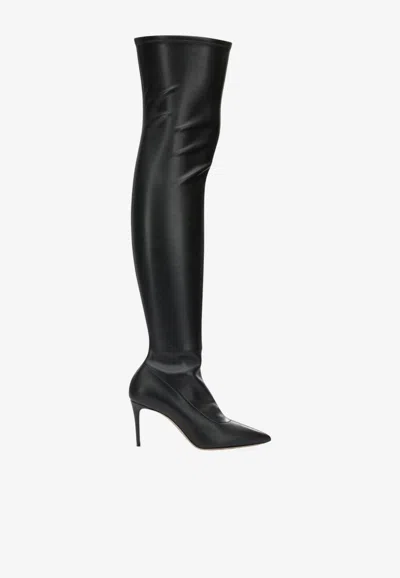 Casadei 115 Over-the-knee Boots In Black