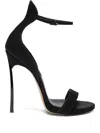 Casadei 120mm Ankle-strap Heeled Sandals In Black