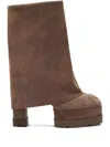 Casadei 120mm Nancy Boots In Brown