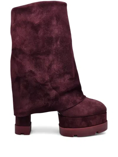 Casadei 120mm Nancy Boots In Red