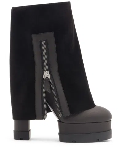 Casadei Wendbare Nancy Stiefel 120mm In Schwarz