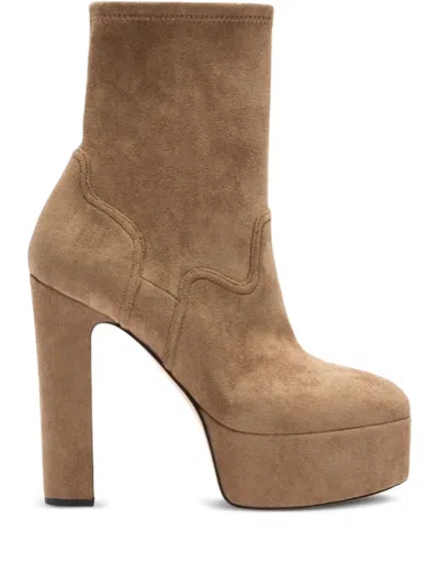 CASADEI 130MM PATTY PLATFORM ANKLE BOOTS