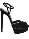 Casadei 140mm Flora Jolly Sandals In Black