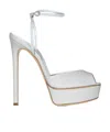 Casadei 140mm Flora Jolly Sandals In White