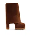 Casadei Woman Ankle Boots Brown Size 8 Leather In Brown