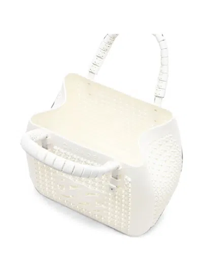 Casadei 3d Tote Bag In White