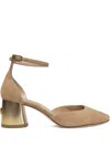 Casadei 50mm Ankle-strap Block-heel Pumps