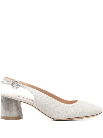 Casadei 50mm Cleo Pumps In Silver