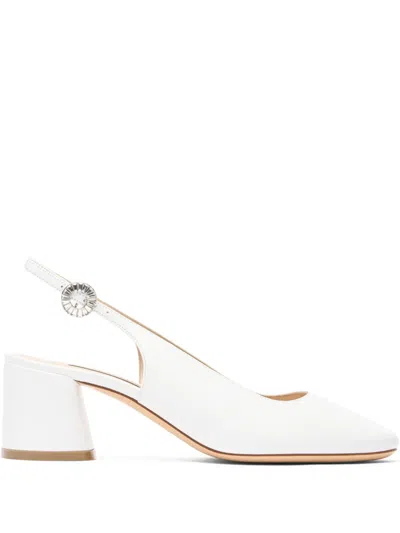 Casadei 50mm Cleo Slingback Block-heel Pumps In Black
