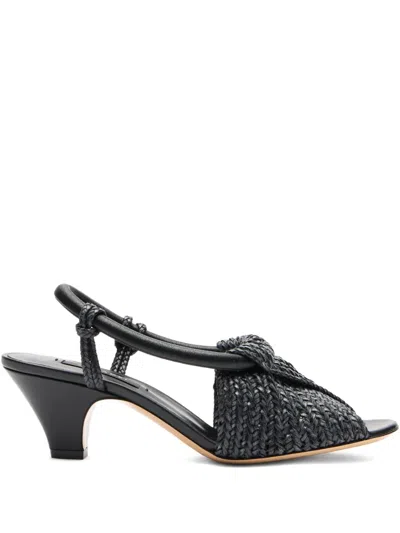Casadei 50mm Muny Sandals In Black