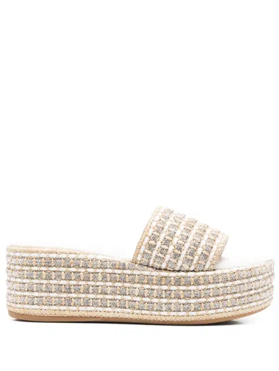 Casadei 60mm Wedge-heel Sandals