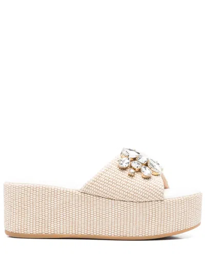 Casadei 65mm Crystal-embellished Sandals