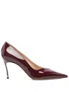 CASADEI 80MM LEATHER PUMPS