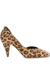Casadei 80mm Venus Malesia Leopard-print Pumps In Brown